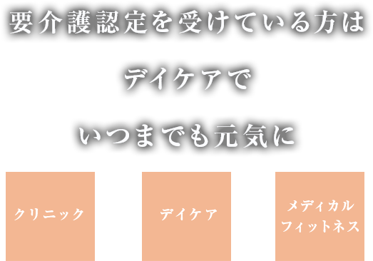 要介護認定を受けている方はデイケアでいつまでも元気に